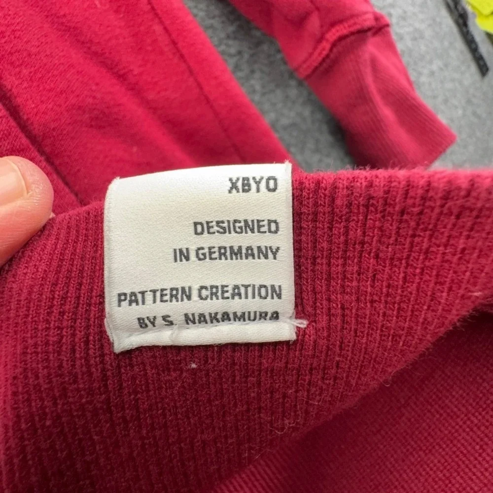 Adidas Originals XBYO Red Crewneck Sweatshirt Satomi Nakamura Mens Medium